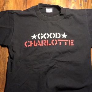 Vintage 2000 Good Charlotte Black T-Shirt Medium